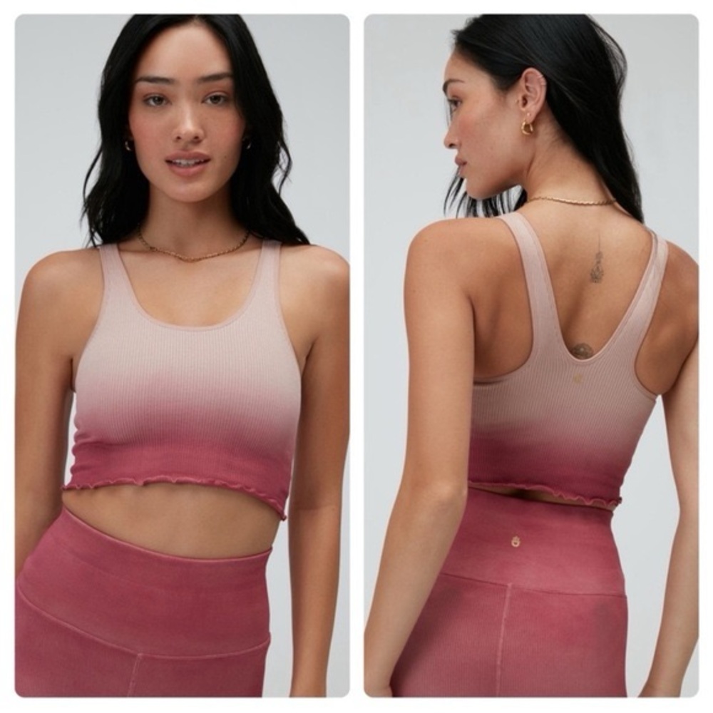 Spiritual Gangster Ombre Pink set (top and leggings)